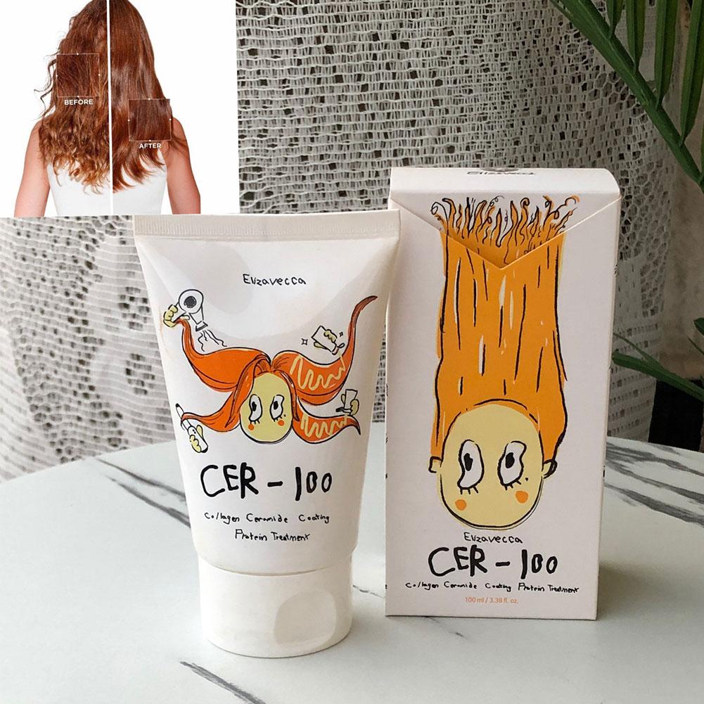 Hair Care Routine - เซอร์-100 มาส์กบำรุงผมคอลลาเจน เพื่อผมนุ่มลื่นเงางามและฟื้นฟูผมแห้งเสีย ผลิตภัณฑ์ดั้งเดิมจากเกาหลี ช่วยเพิ่มความนุ่มให้กับเส้นผม