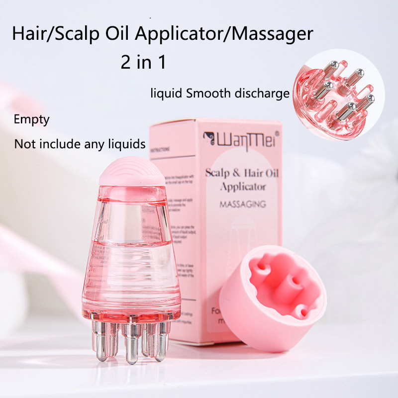 Hair Care Essence - แปรงนวดศีรษะขนาดเล็ก 6 มล. สำหรับทาผลิตภัณฑ์บำรุงเส้นผม น้ำมัน ยา