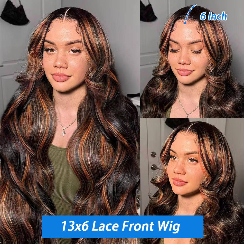 วิกผมหน้าผากลูกไม้แบบไฮไลท์ออม - Lace Front Wig บทวิจารณ์และราคา