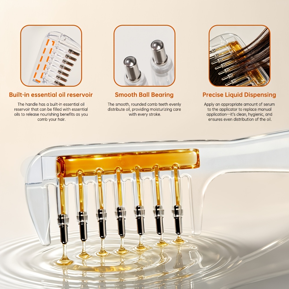 หวีใสแบบพกพาสำหรับทาเซรั่มบำรุ - Hair Care Hair Serum บทวิจารณ์และราคา