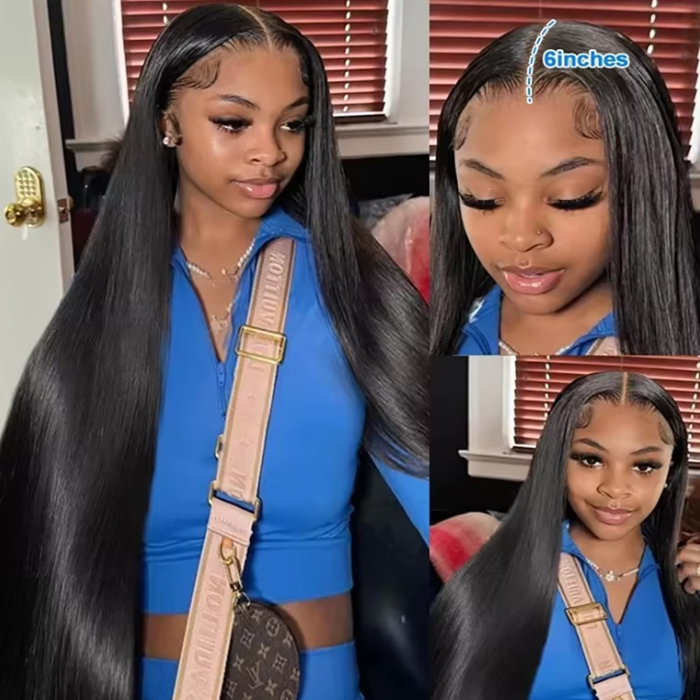 วิกผมแท้สีดำธรรมชาติ เงางามตรง - Lace Front Wig บทวิจารณ์และราคา