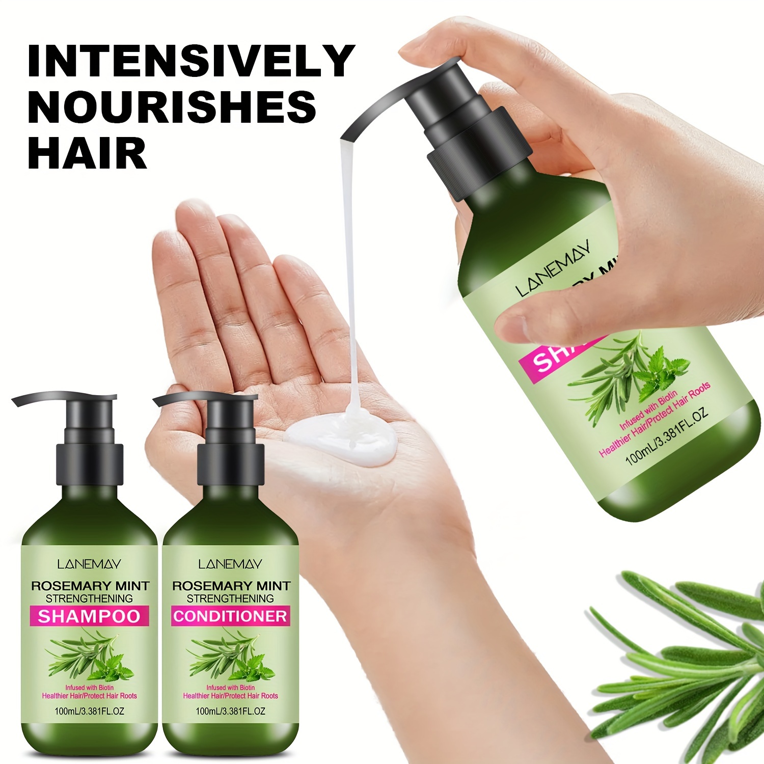 ชุดแชมพูและครีมนวดผมโรสแมรี่มิ - Hair Care Routine บทวิจารณ์และราคา