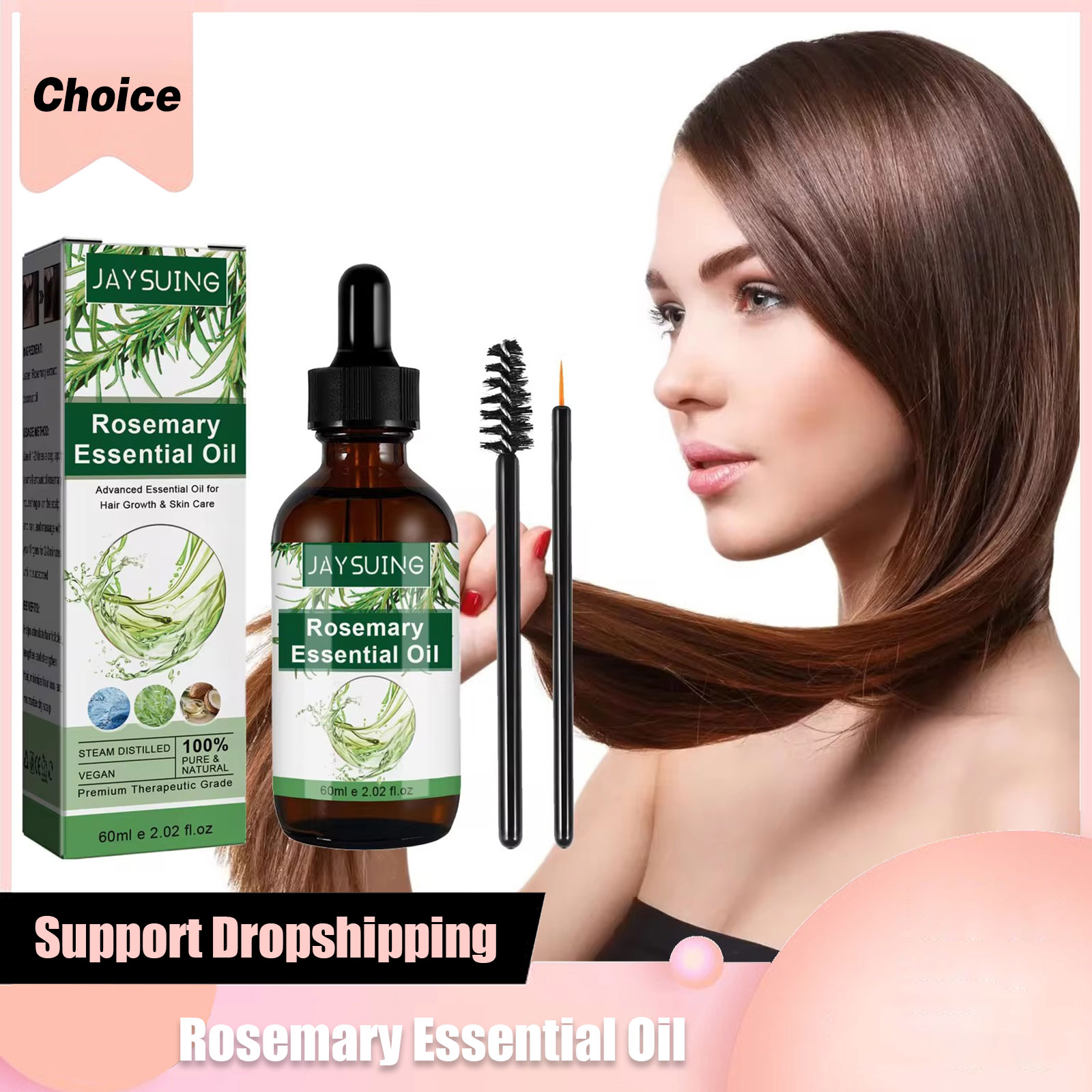 น้ํามันหอมระเหยโรสแมรี่สําหรับ - Hair Care Hair Serum บทวิจารณ์และราคา