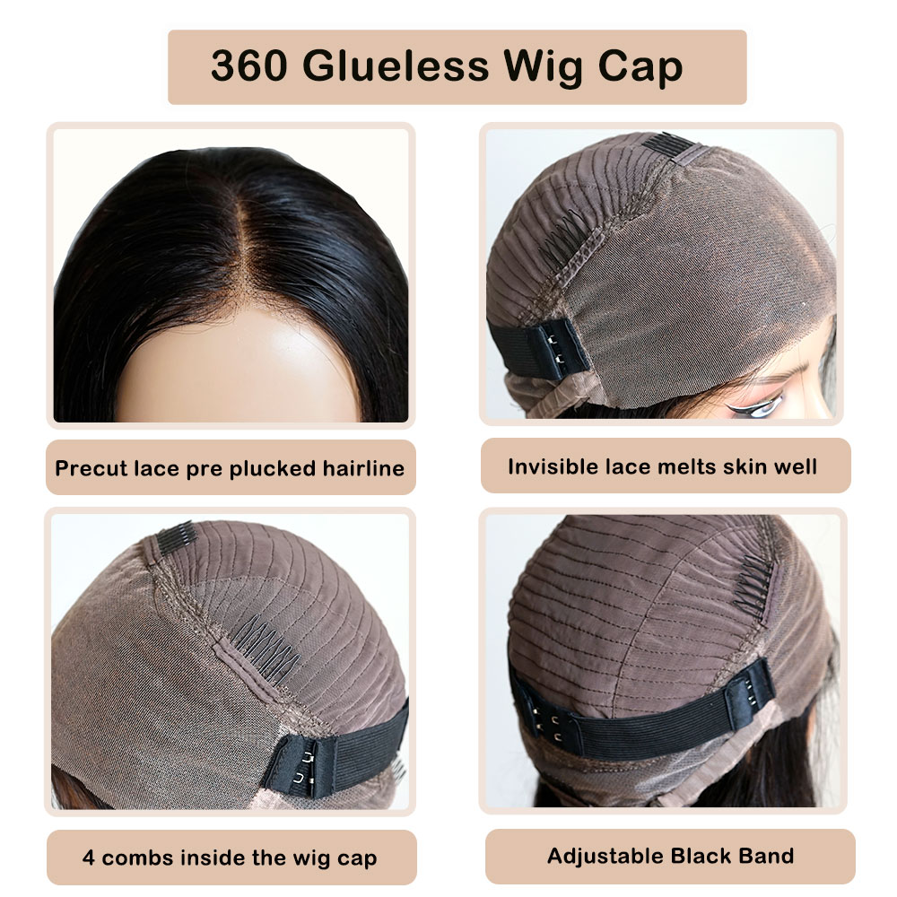 วิกผมแท้บราซิลแบบตรง พร้อมหน้า - Lace Front Wig บทวิจารณ์และราคา